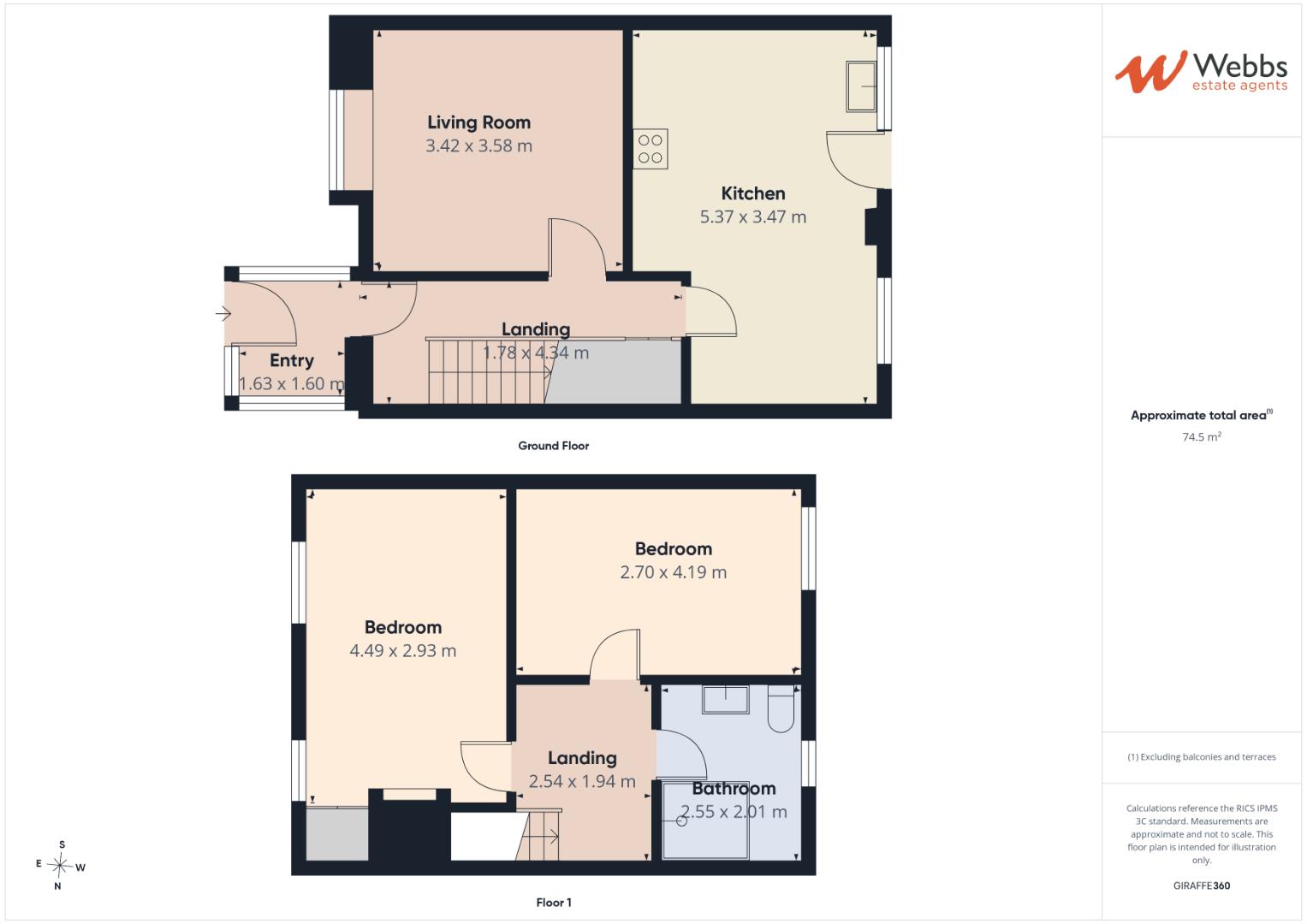 27, Nursery Road, Walsall floorplan