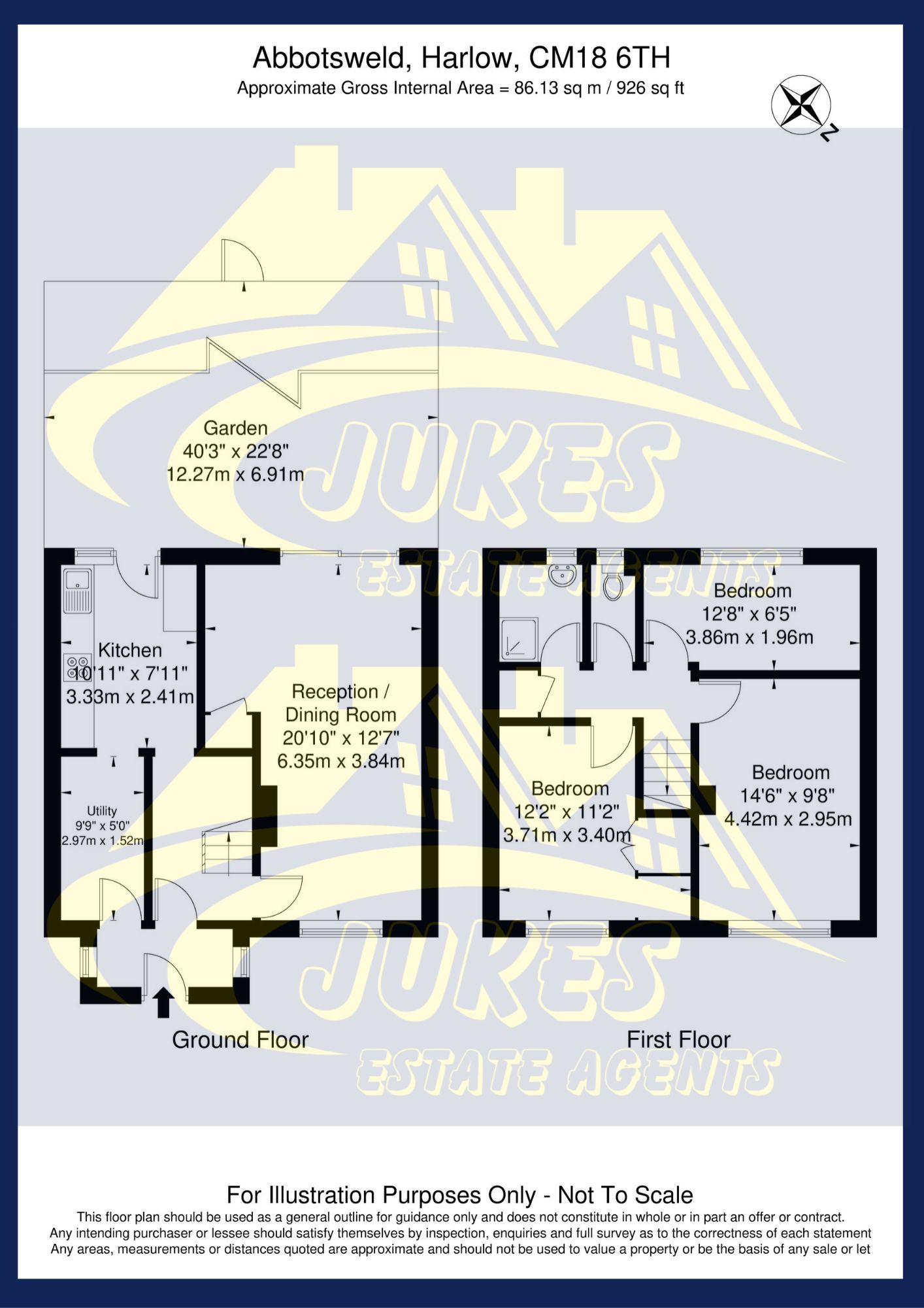 117 Abbotsweld, Harlow floorplan
