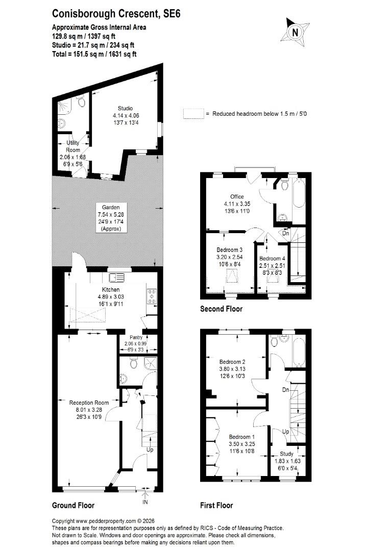 5, Conisborough Crescent, London floorplan