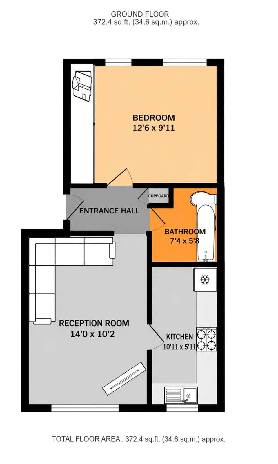 151, Burket Close, Greater London floorplan