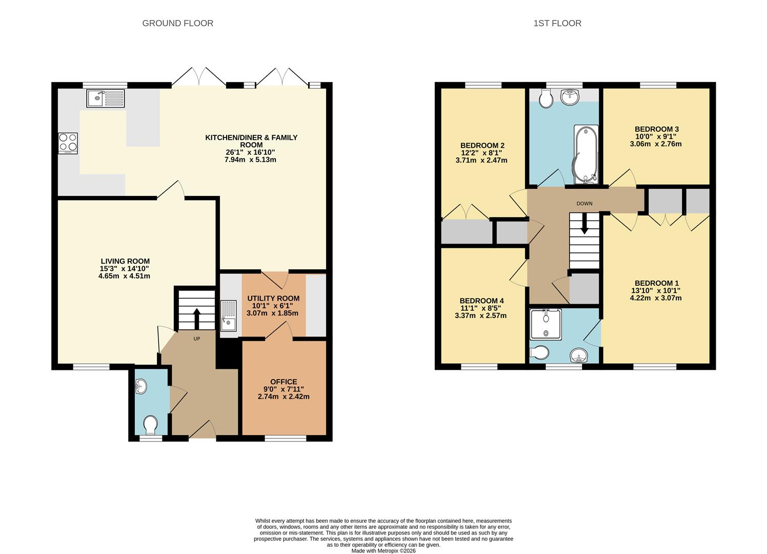 29, Pridhams Way, Exeter floorplan