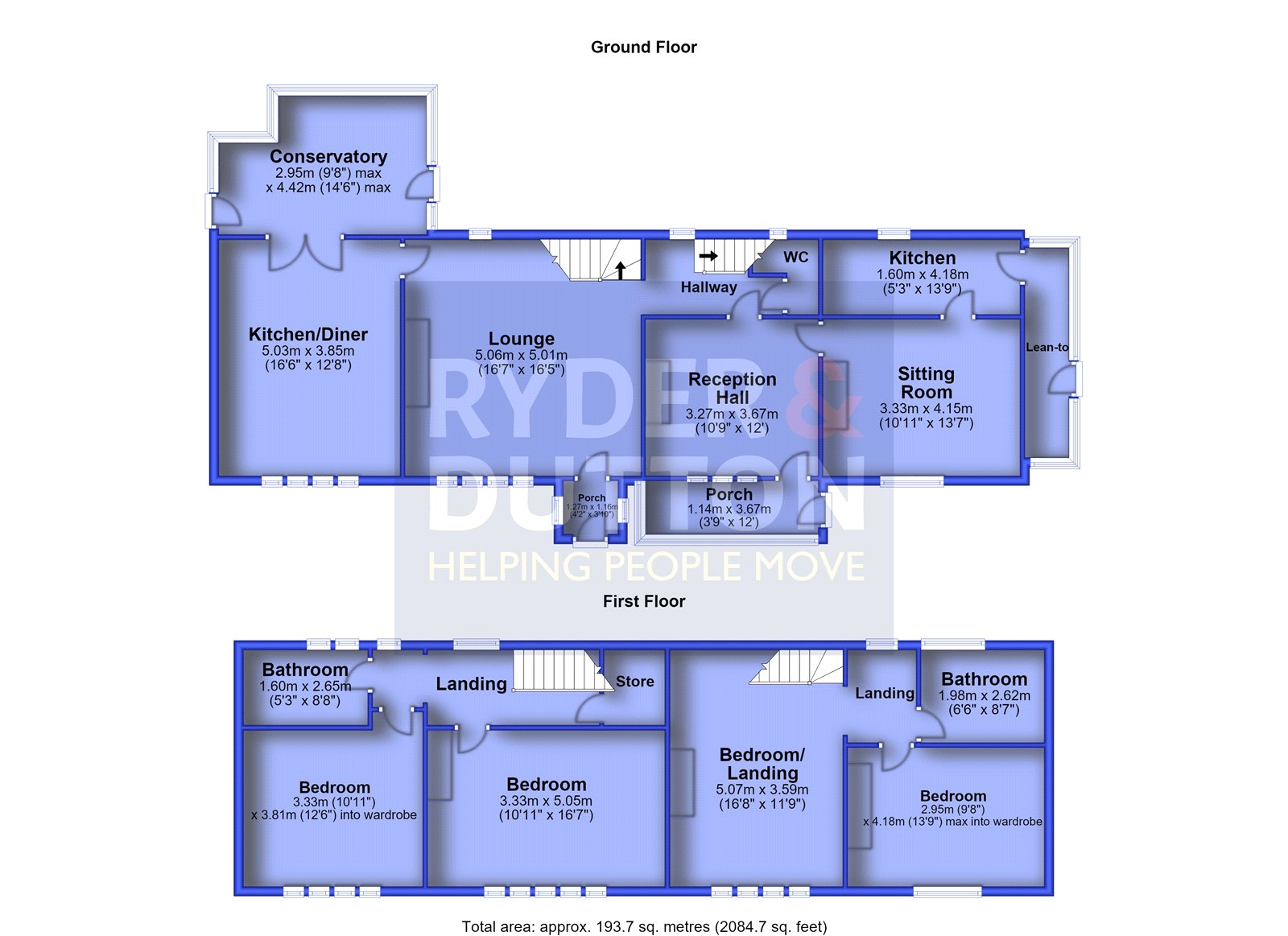 Lower Turf Lane, Saddleworth floorplan