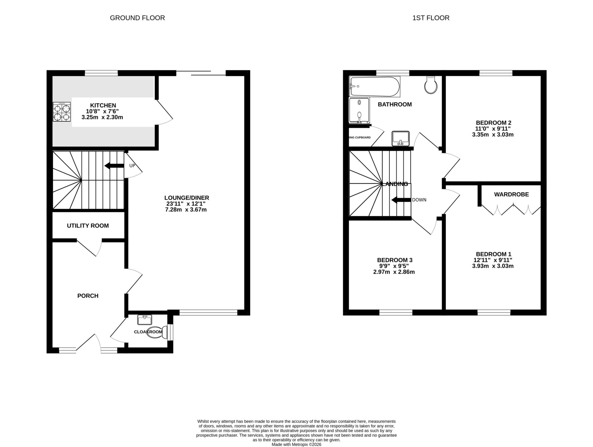 58, Nursery Close, Norwich floorplan