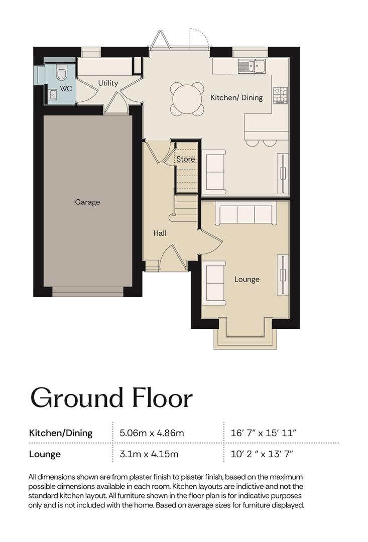 Plot 404, The Langton, The Greenways, Goole floorplan