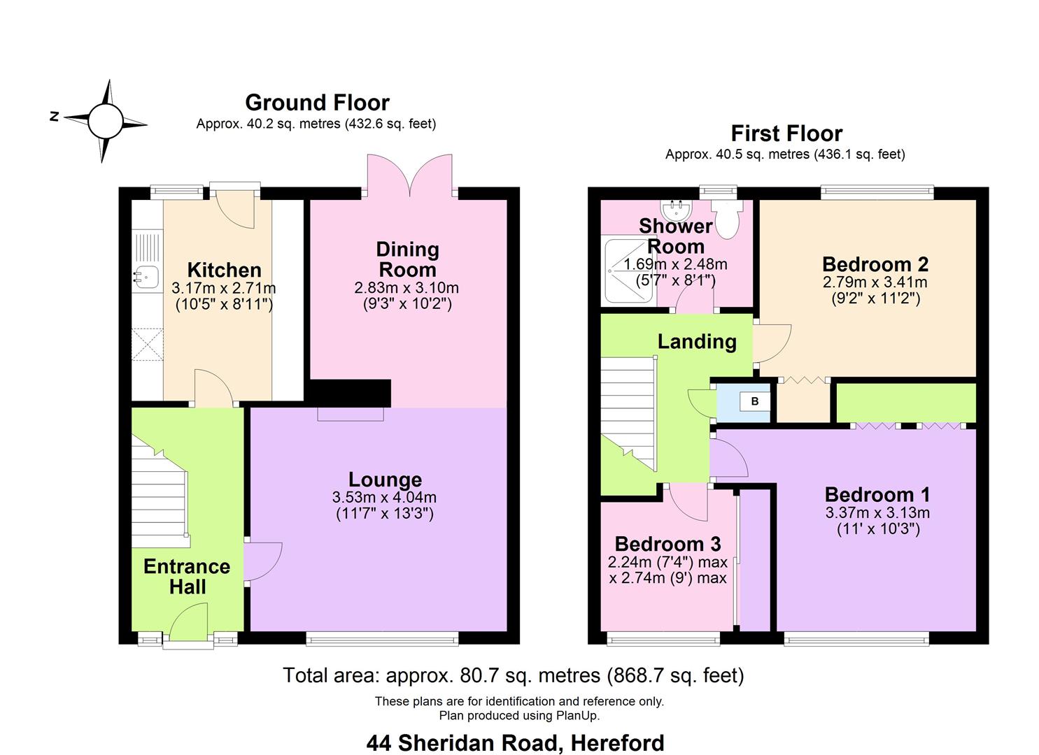 44, Sheridan Road, Hereford floorplan