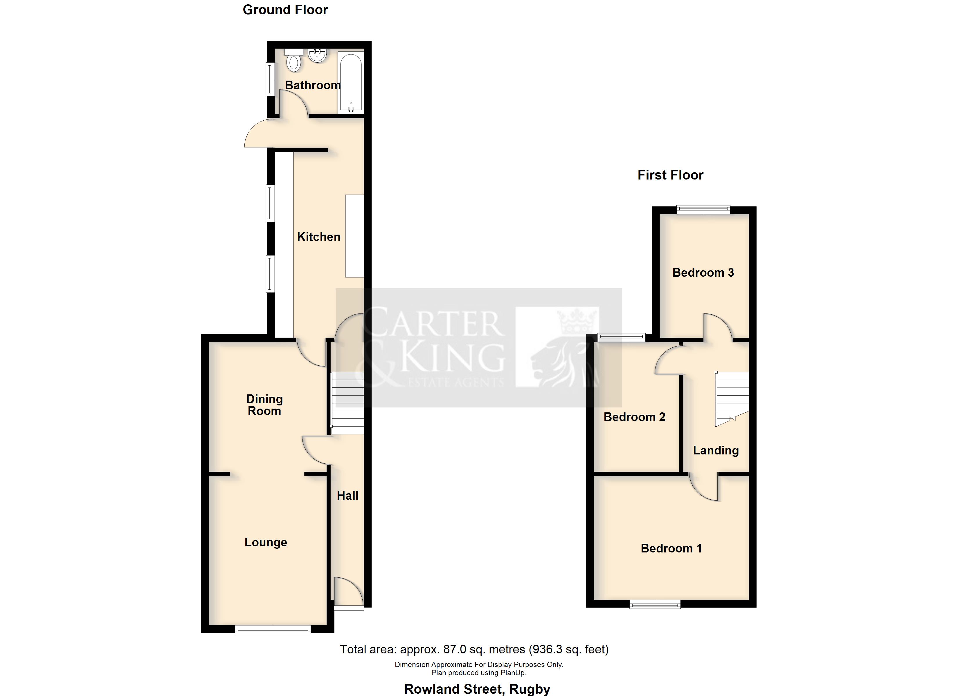 58, Rowland Street, Rugby floorplan