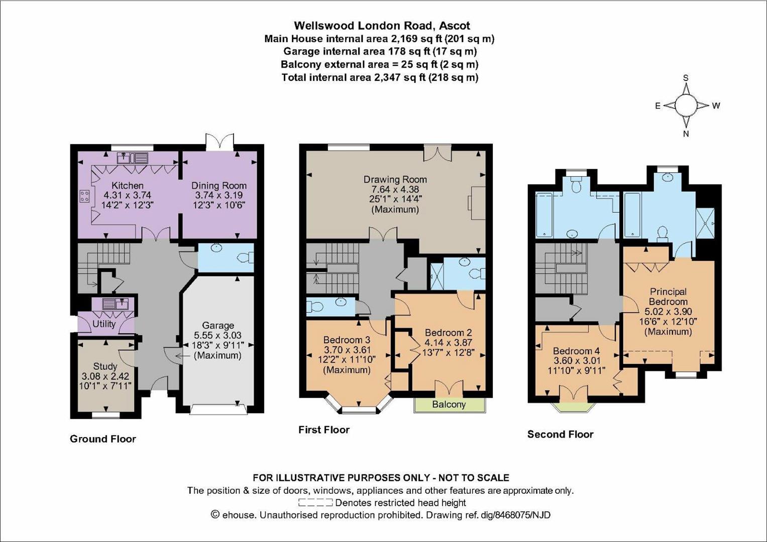 2 Wellswood, London Road, Ascot floorplan