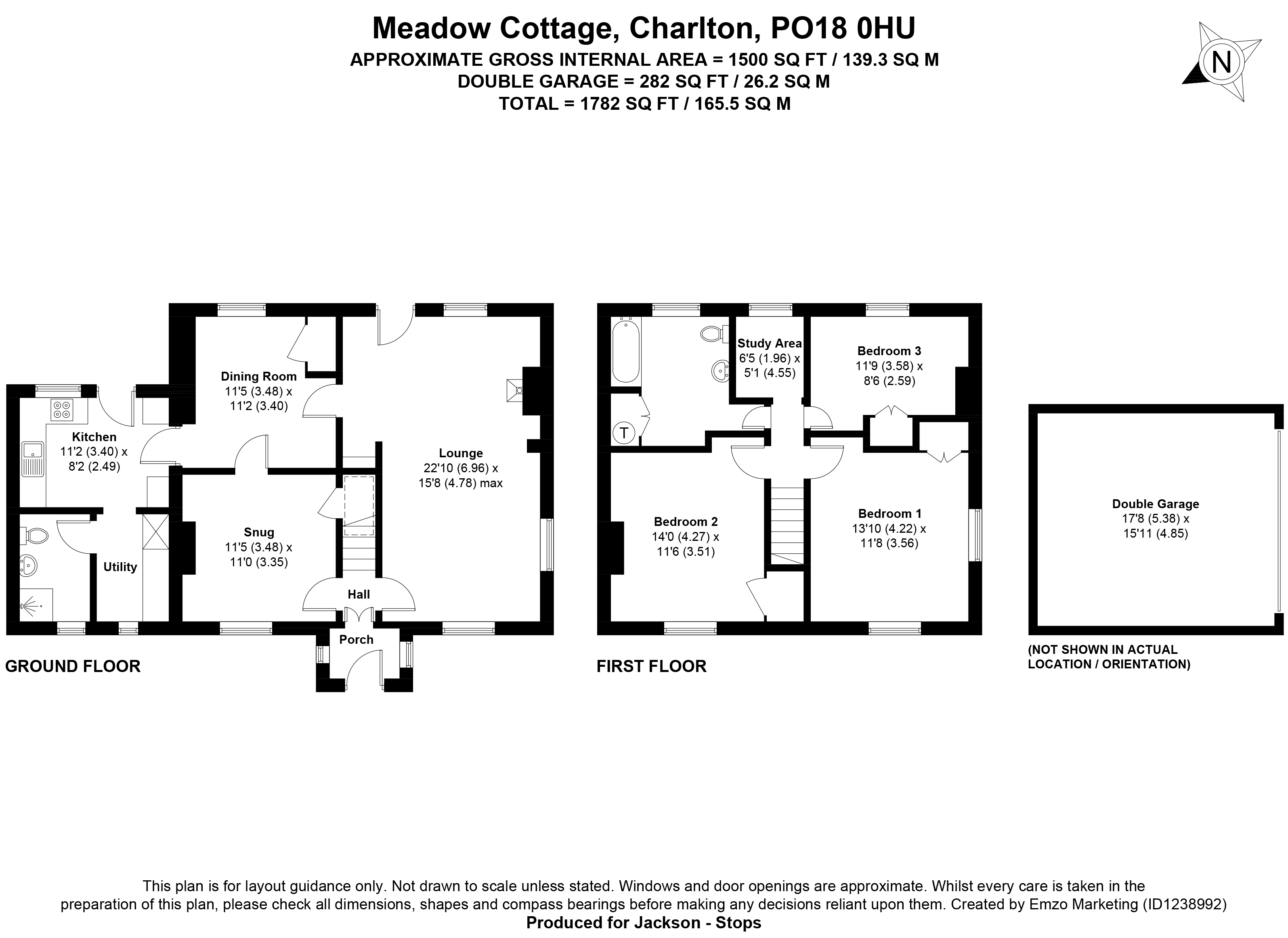 Meadow Cottage,, Charlton, West Sussex floorplan