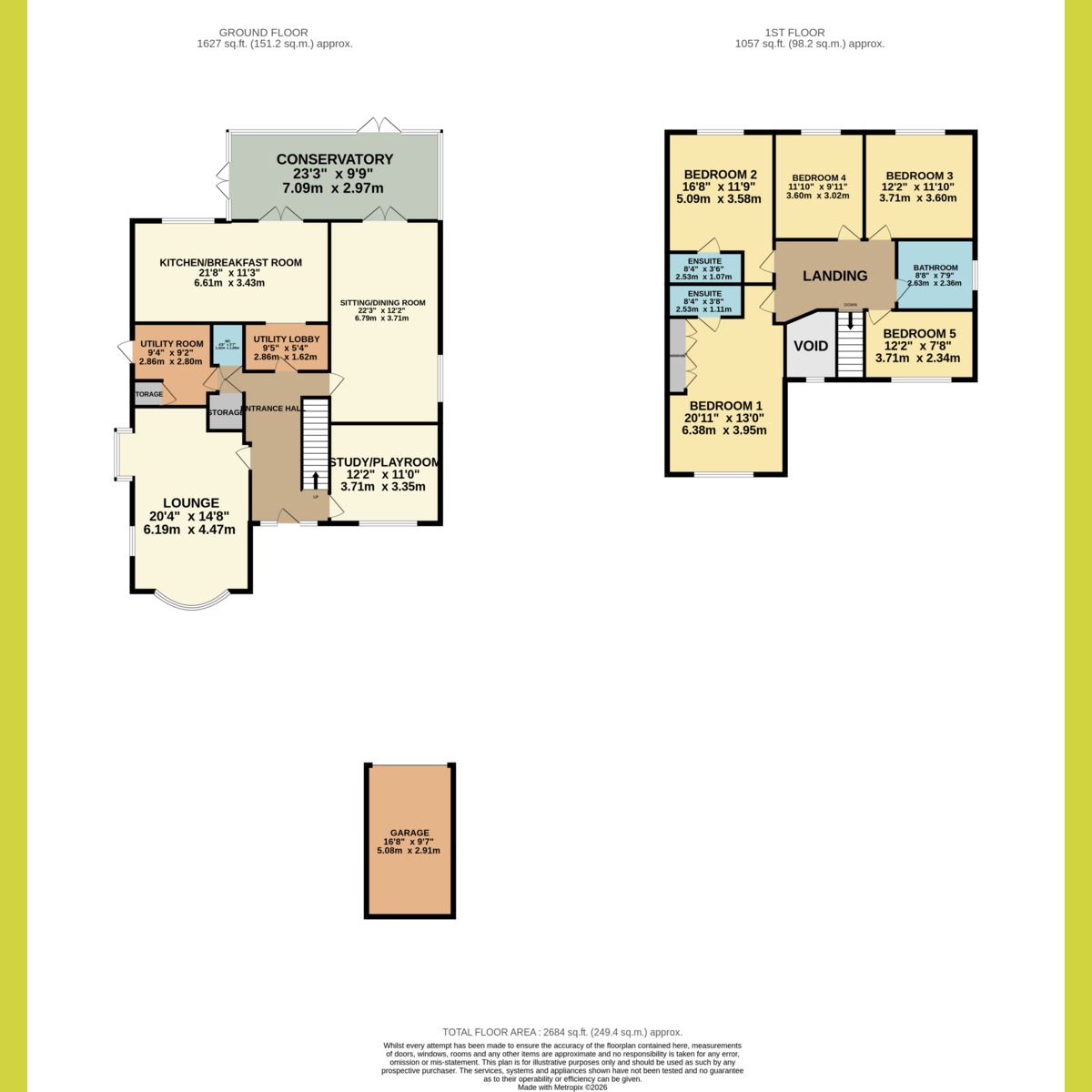 110, Main Road, Hockley floorplan