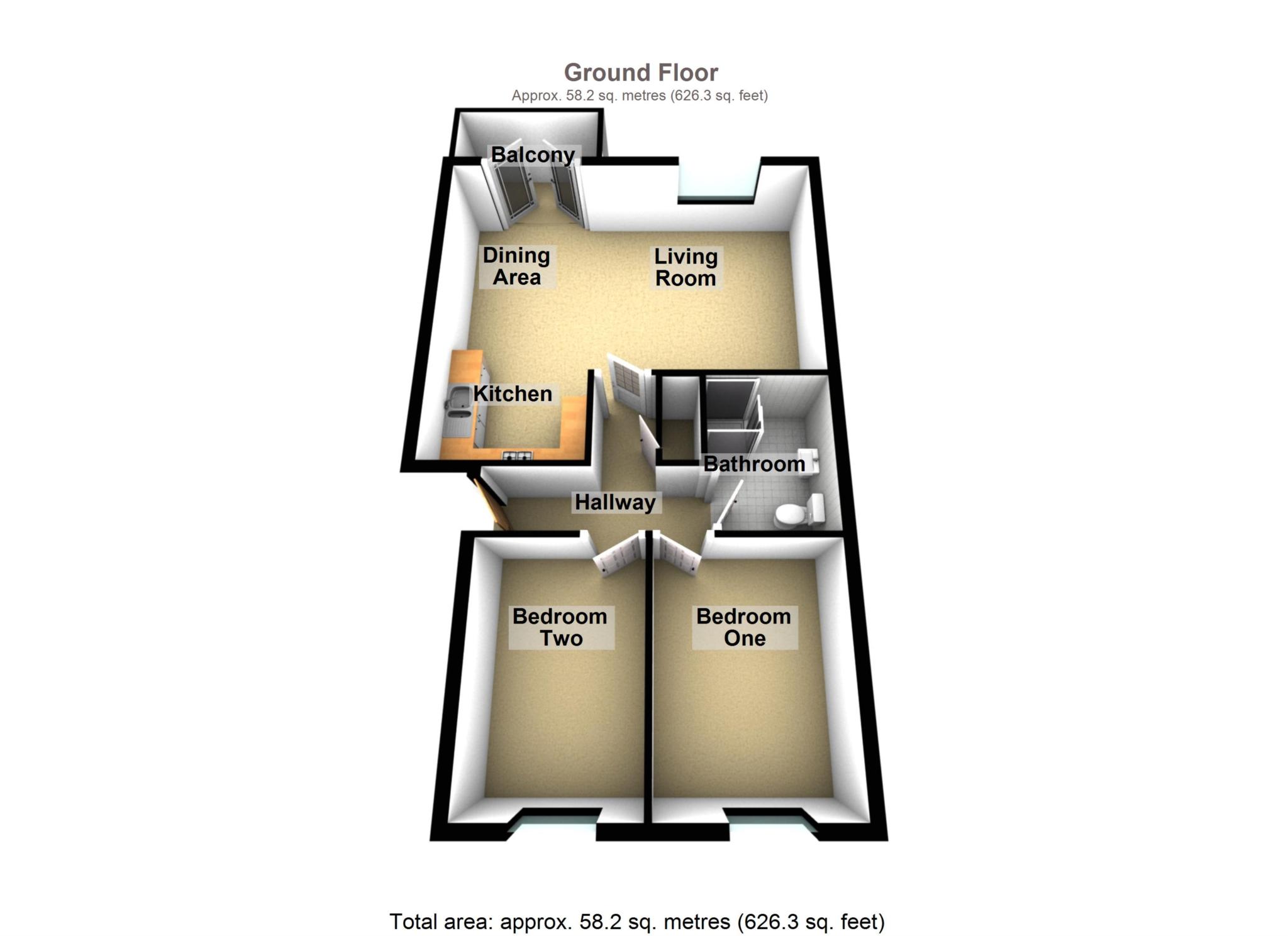 12, Y Lanfa, Aberystwyth floorplan