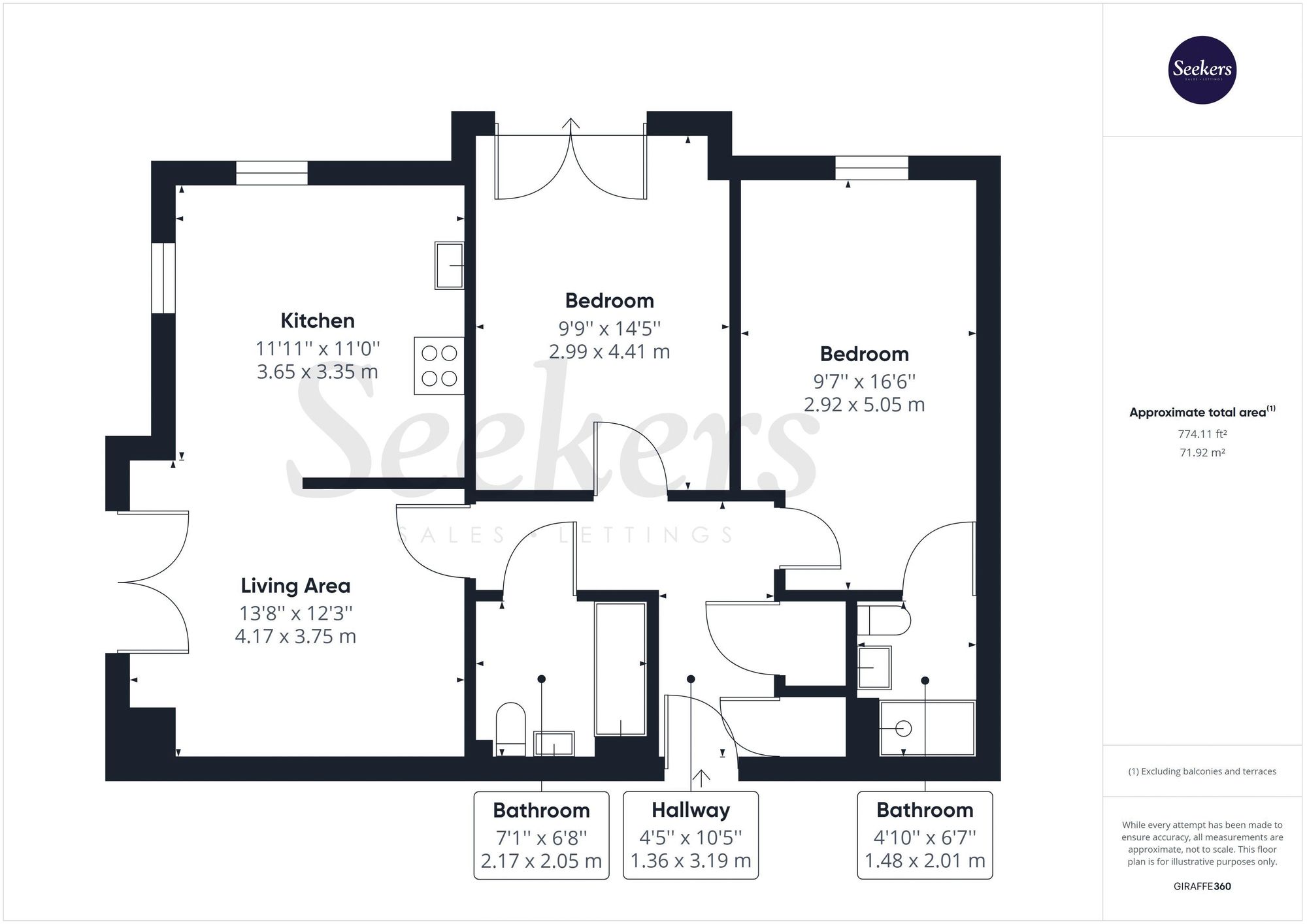 Flat 3, 11 Malpass Drive, West Malling floorplan
