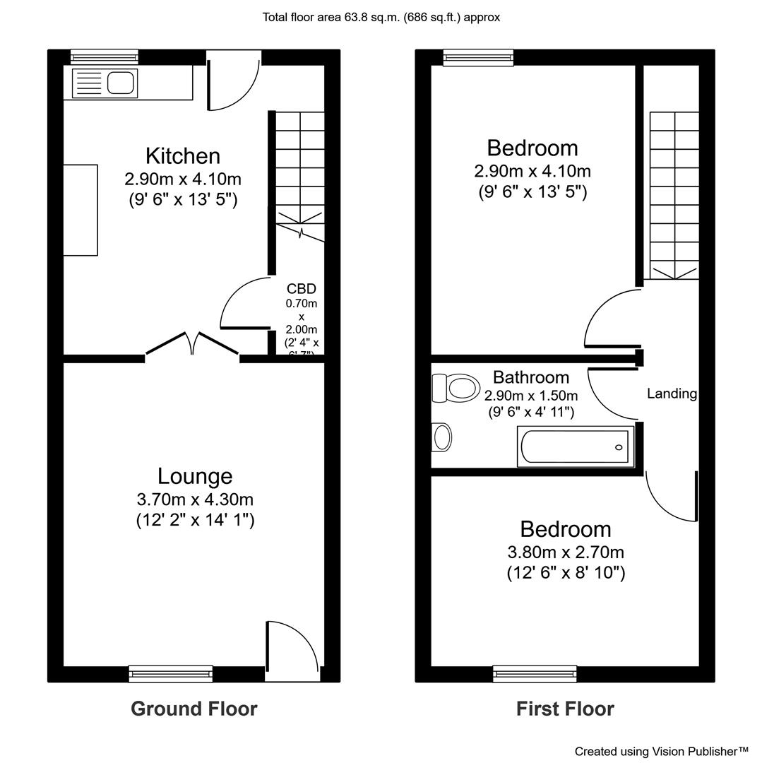 Leyland Road, Burnley floorplan