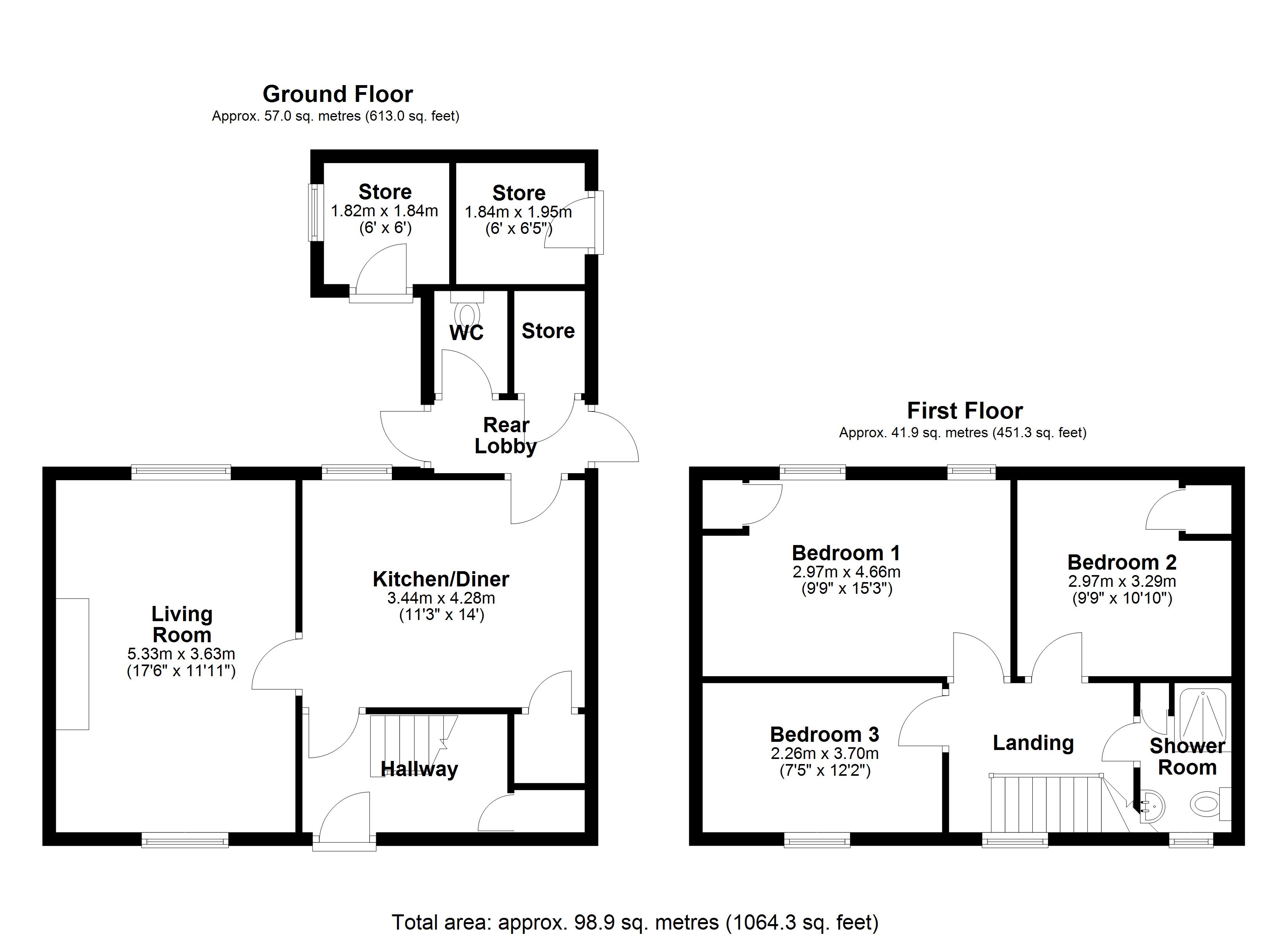 19, Sandhill, Swindon floorplan
