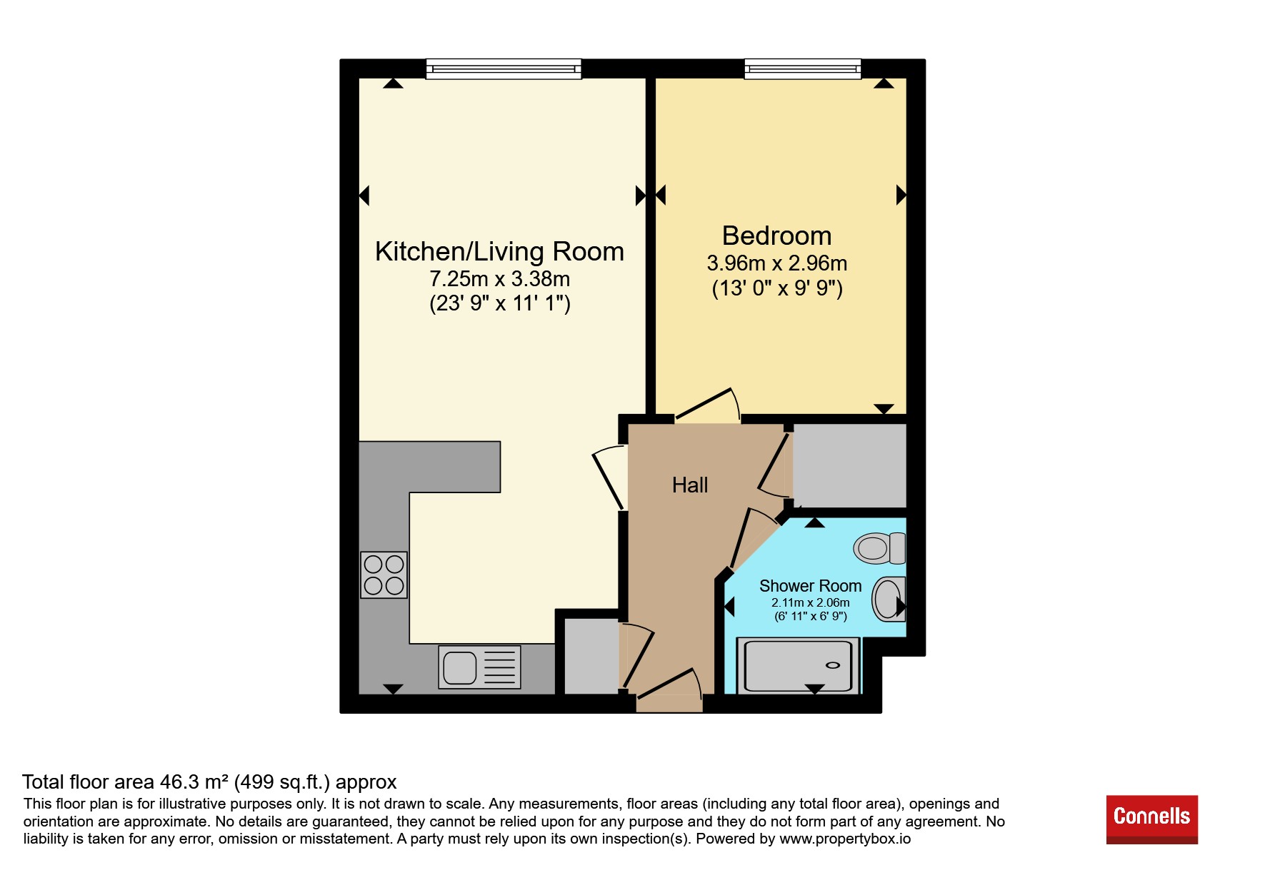 Flat 407, Alpha House, Broad Street, Northampton floorplan