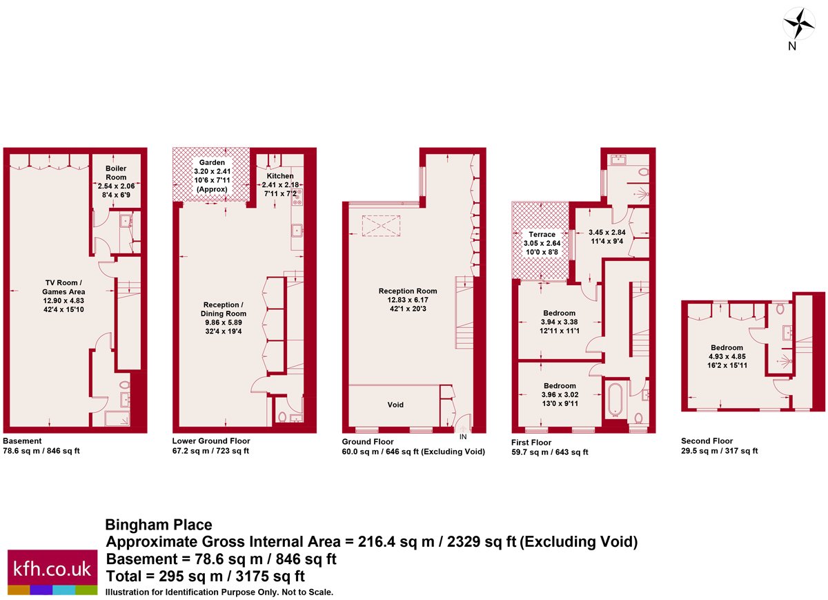 5, Bingham Place, London floorplan