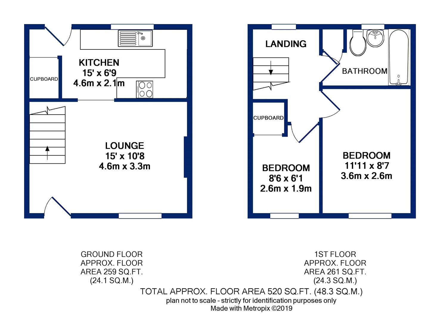 2 Bedrooms Terraced house for sale in Manor Road, Ossett, West Yorkshire WF5