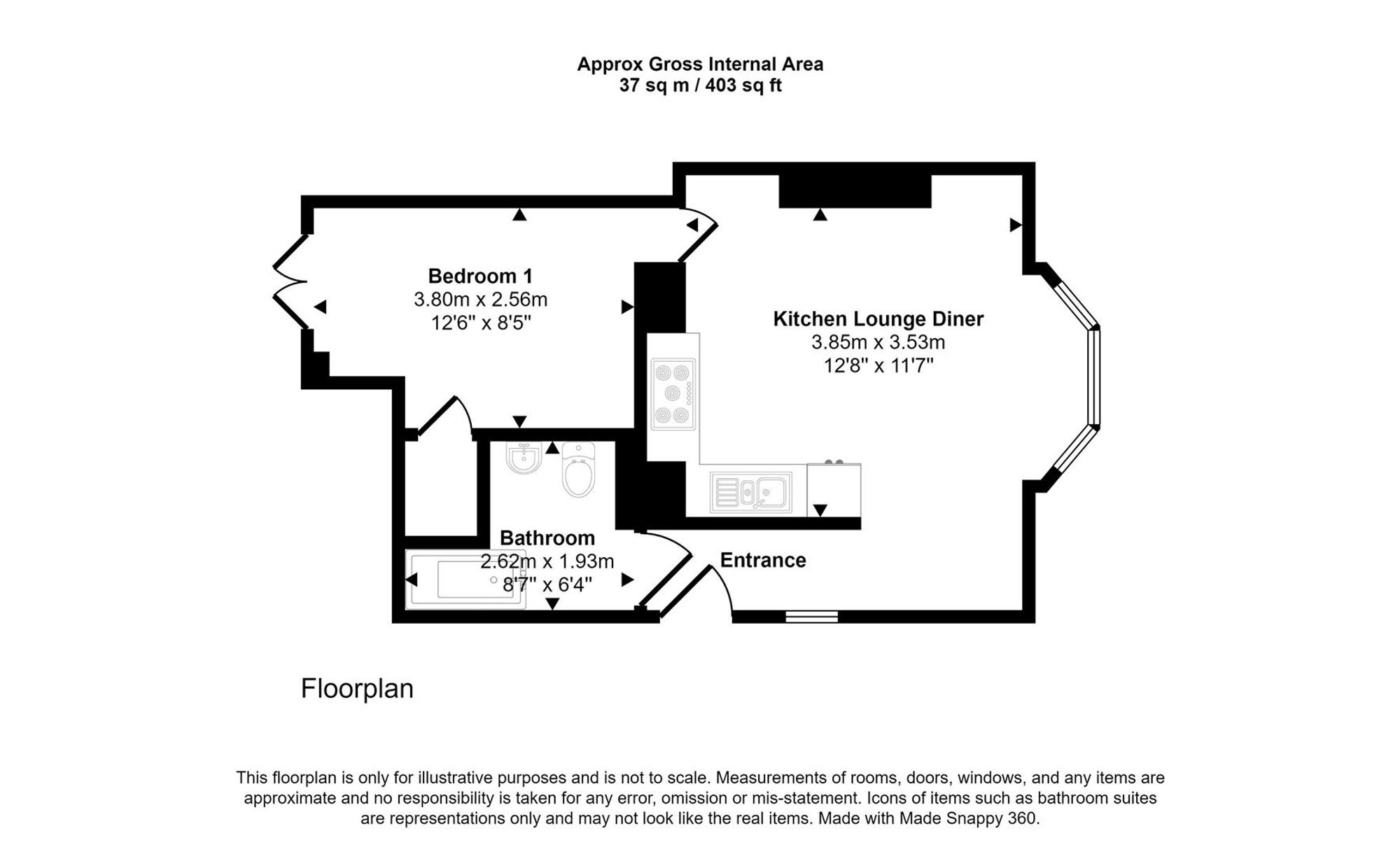 28 West Street, Bristol floorplan