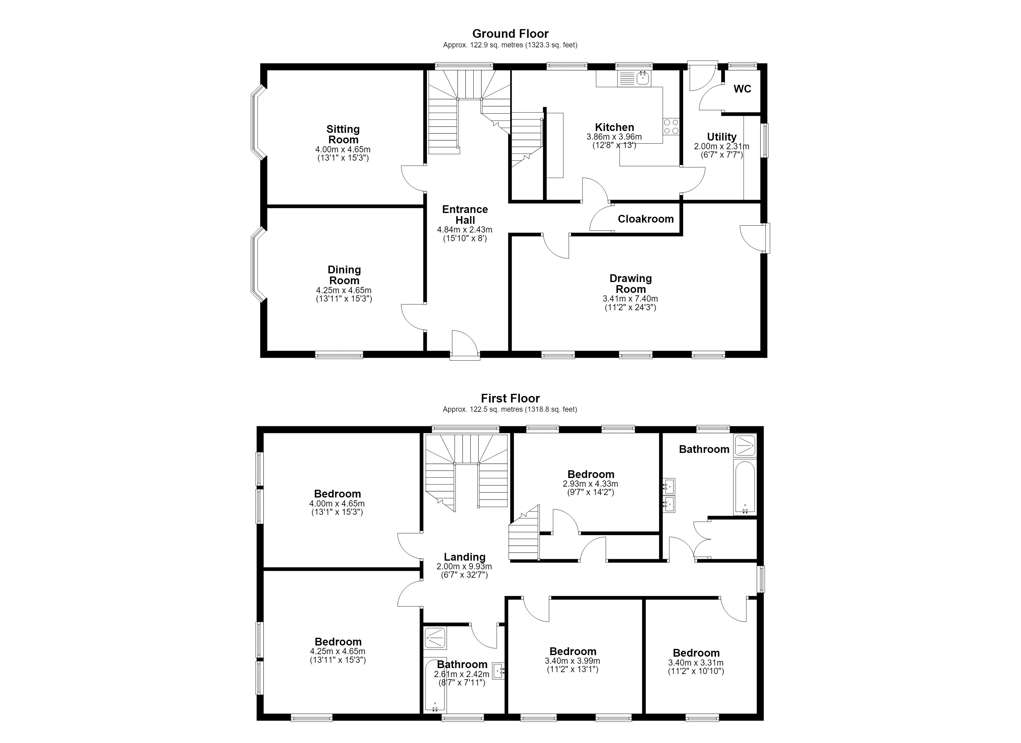 Avondale House, Llys Tawel, Ystradgynlais floorplan