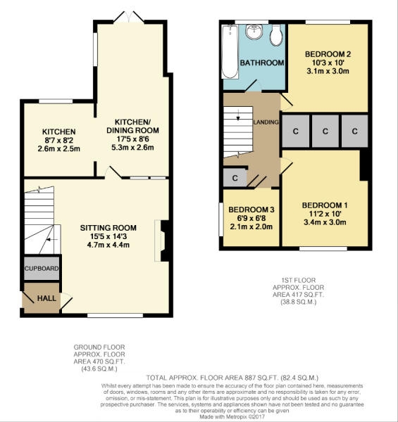 3 Bedrooms End terrace house for sale in Elm Grove South, Barnham, Bognor Regis, West Sussex. PO22