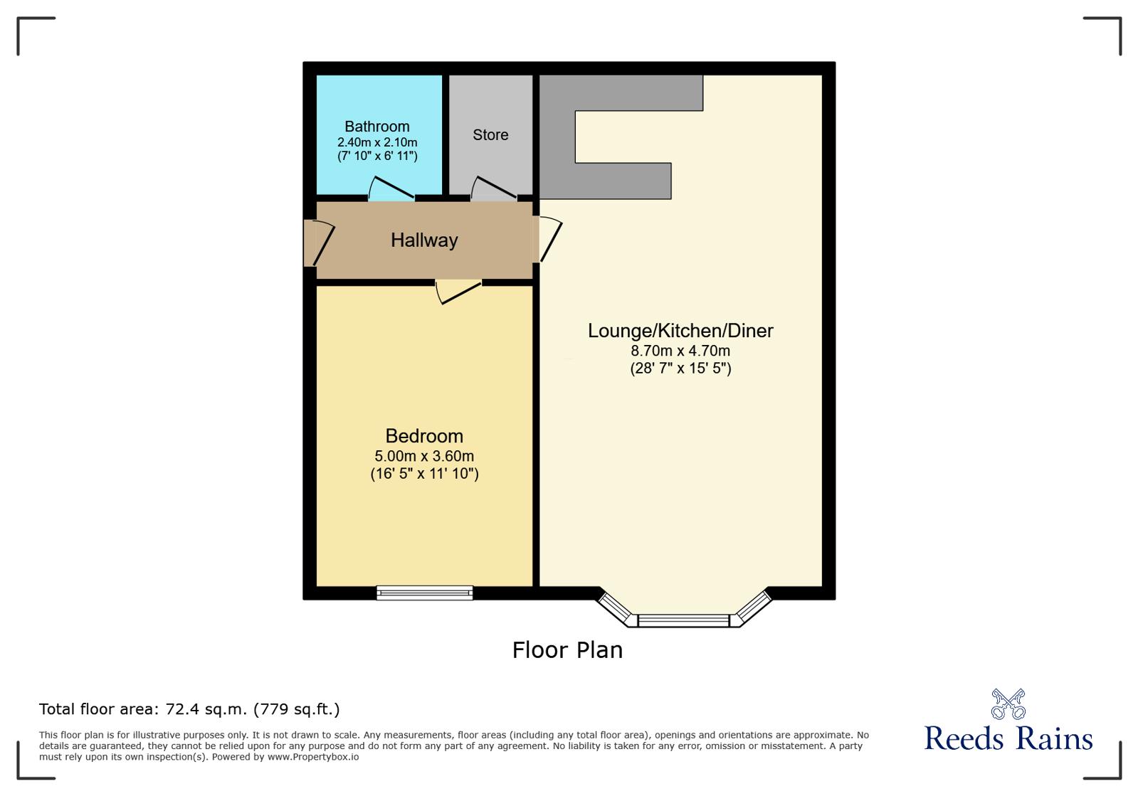 Flat 20, Central Place,, Station Road, Cheshire floorplan