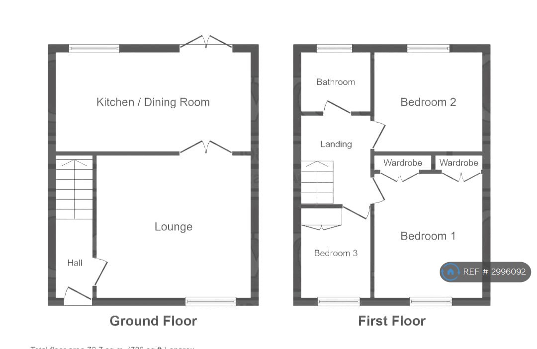 Whowell Fold, Bolton floorplan