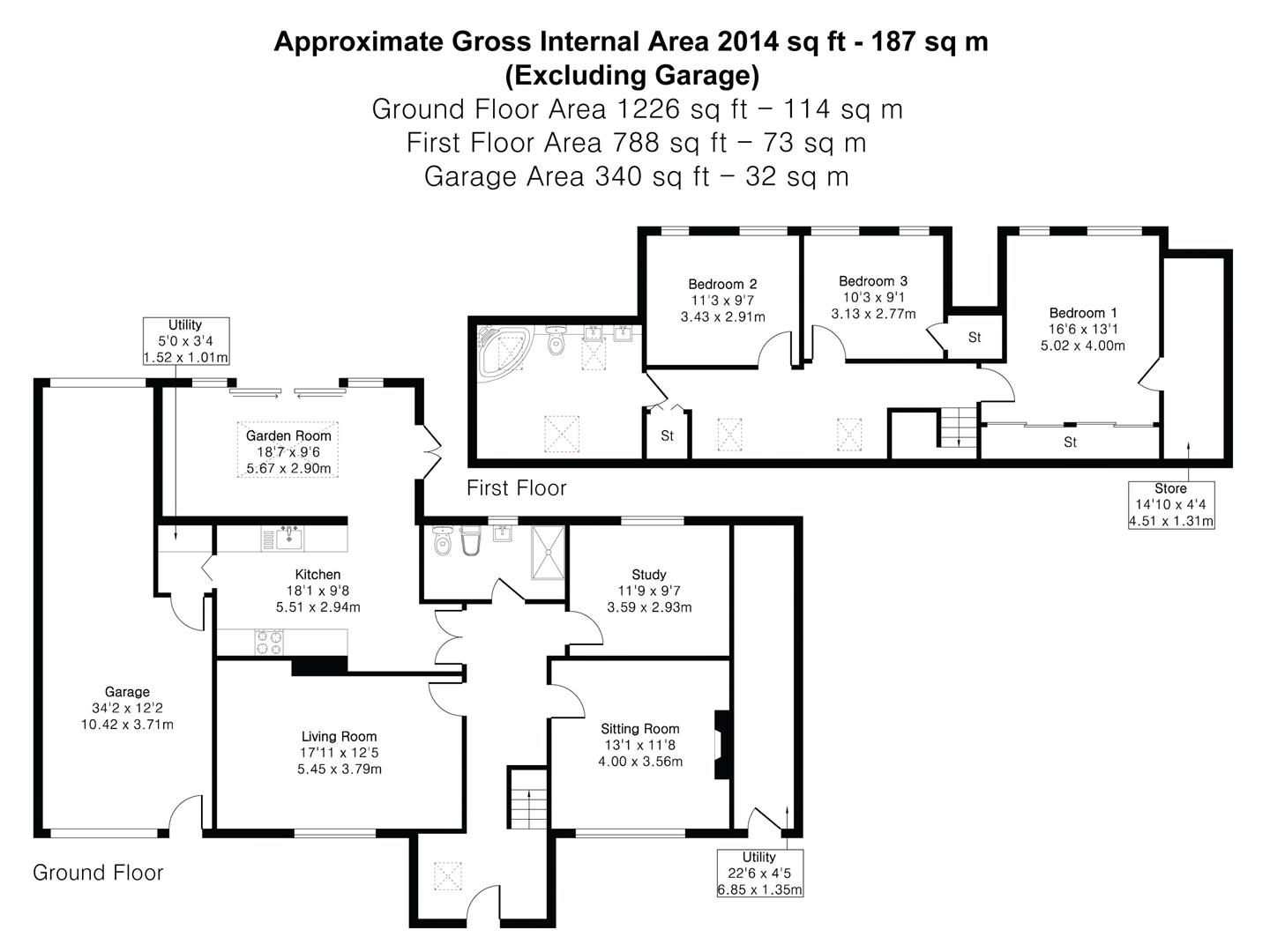 57, Church Lane, Abington floorplan