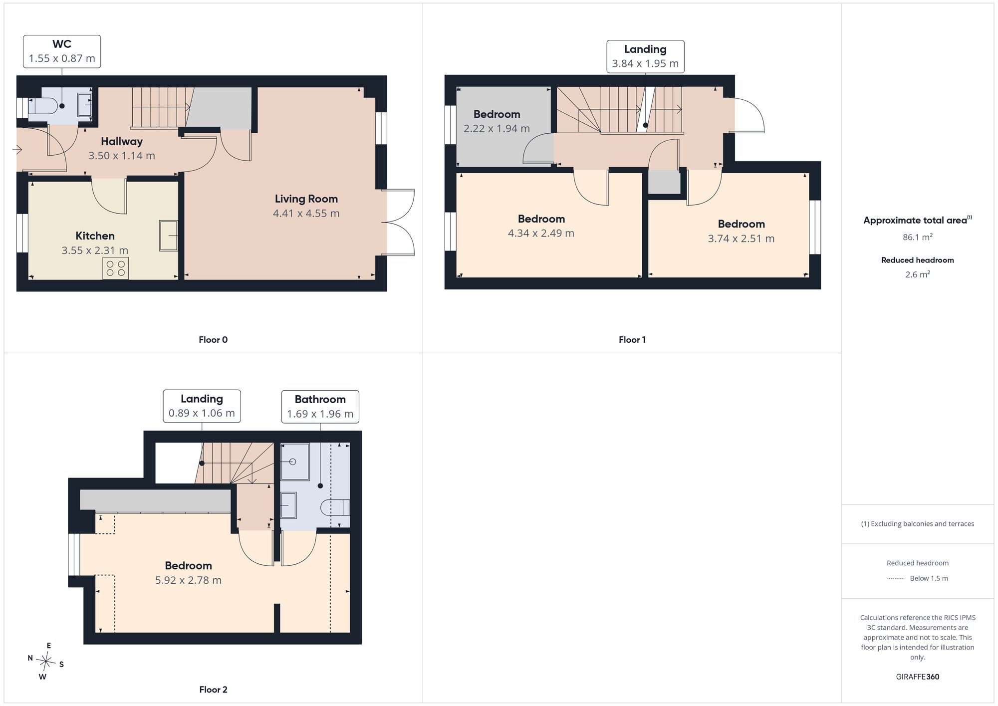 3 Fell Bank, Chester Le Street floorplan