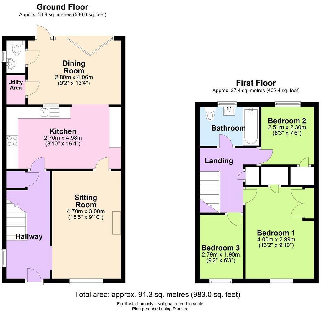 Bearcroft, Hereford floorplan