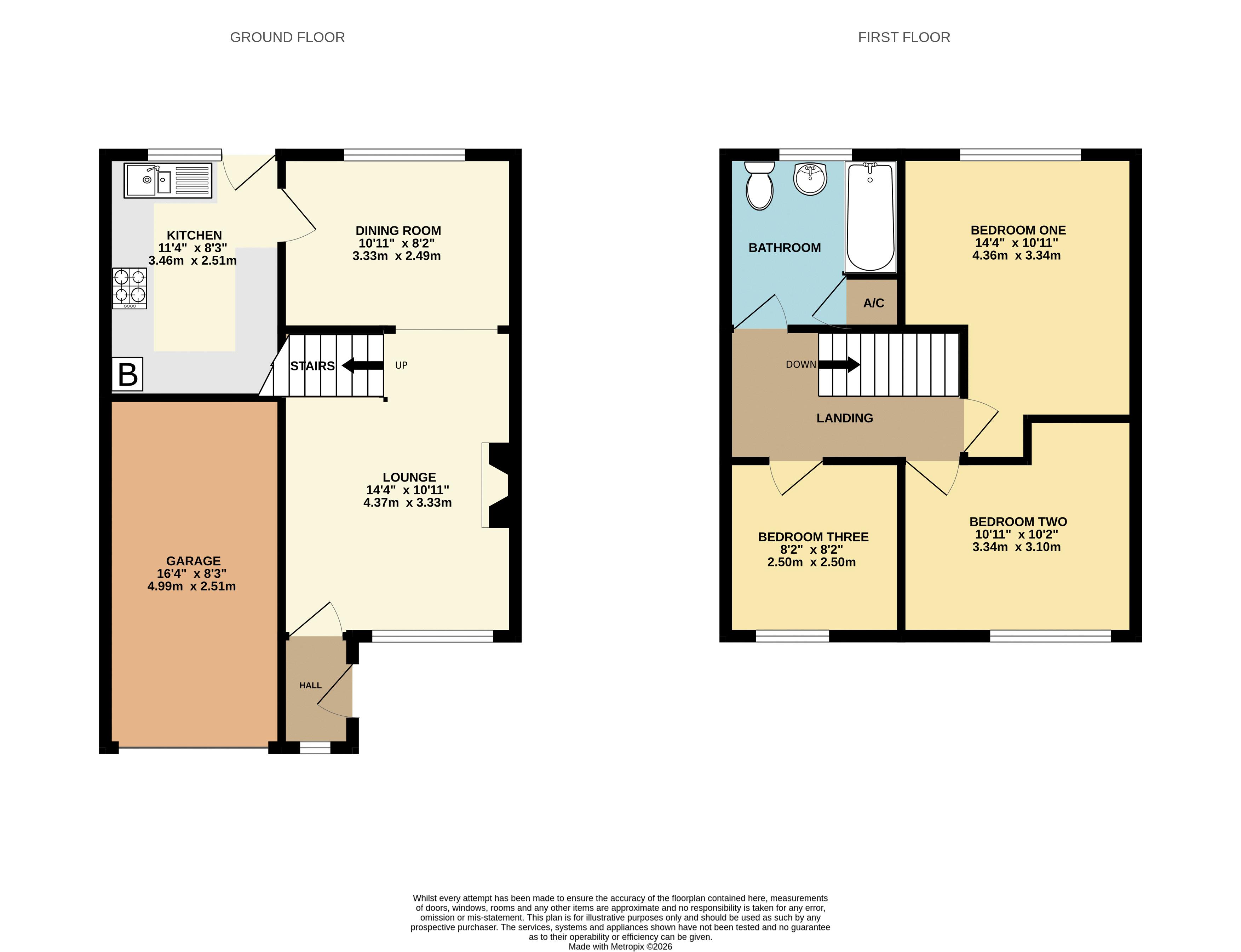 84, Belton Grove, Grantham floorplan