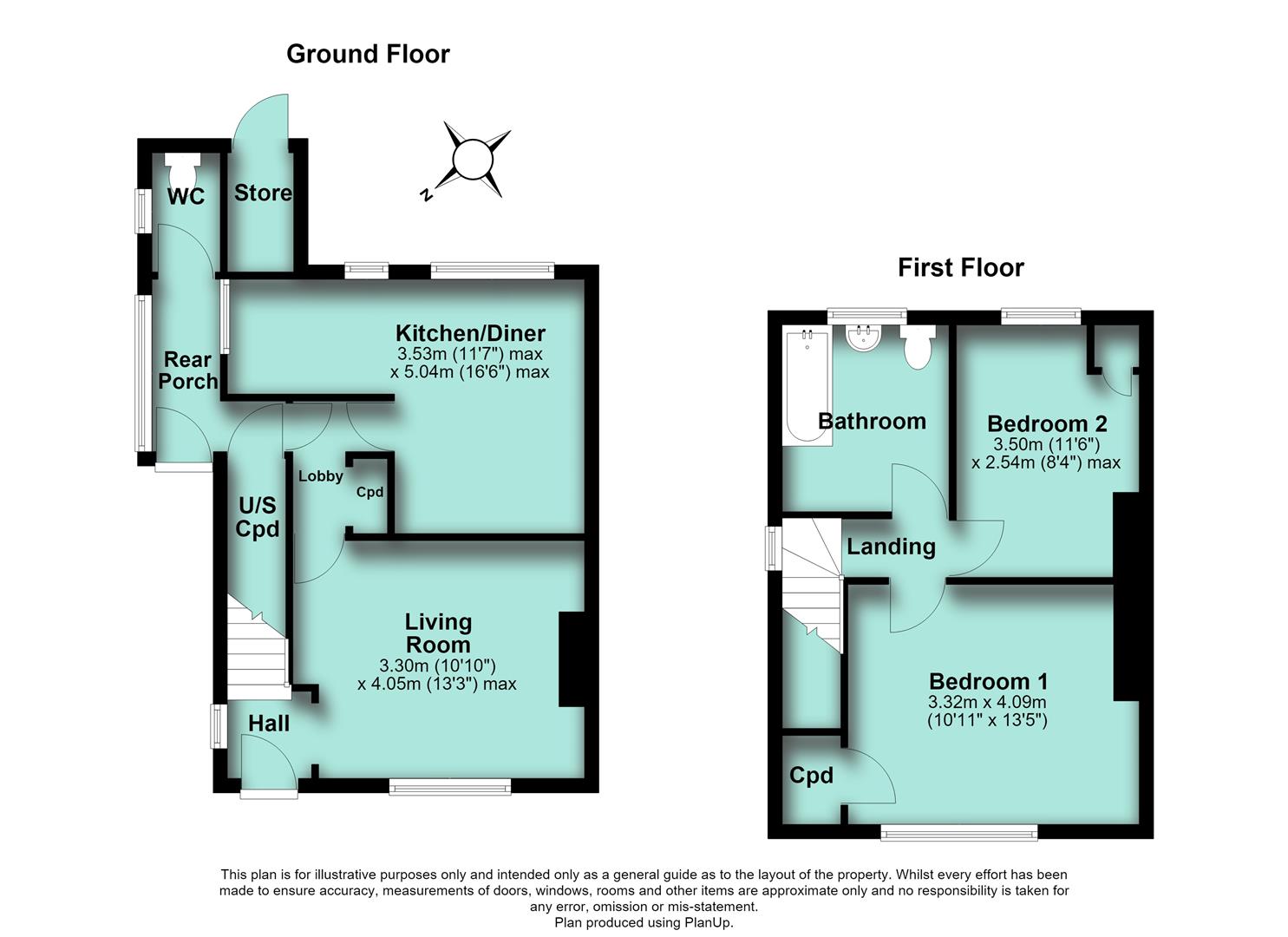 5, Main Road, Wilby floorplan