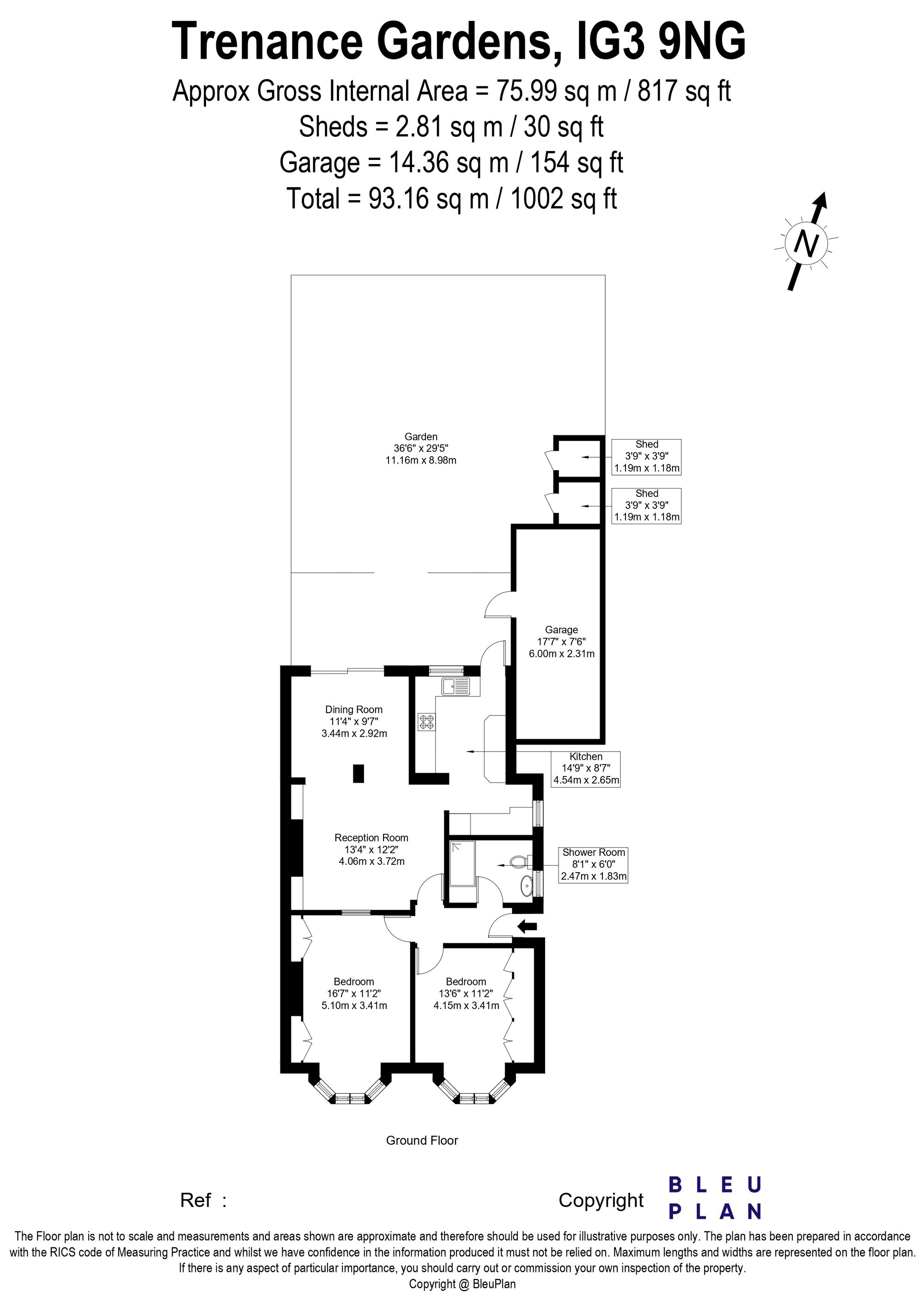 7 Trenance Gardens, Ilford floorplan