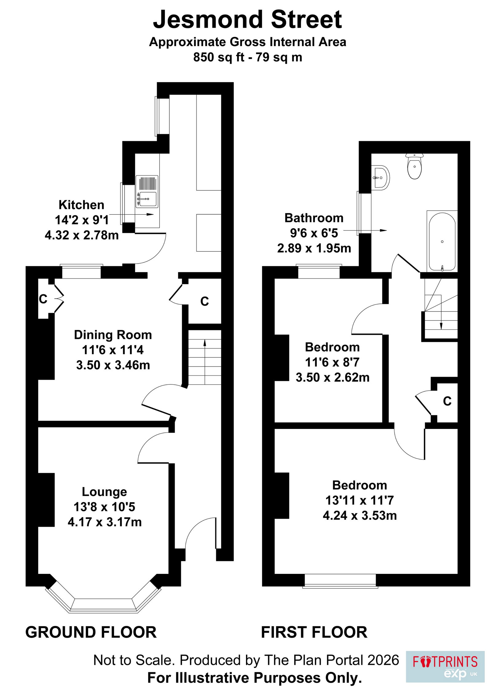 6, Jesmond Street, Folkestone floorplan