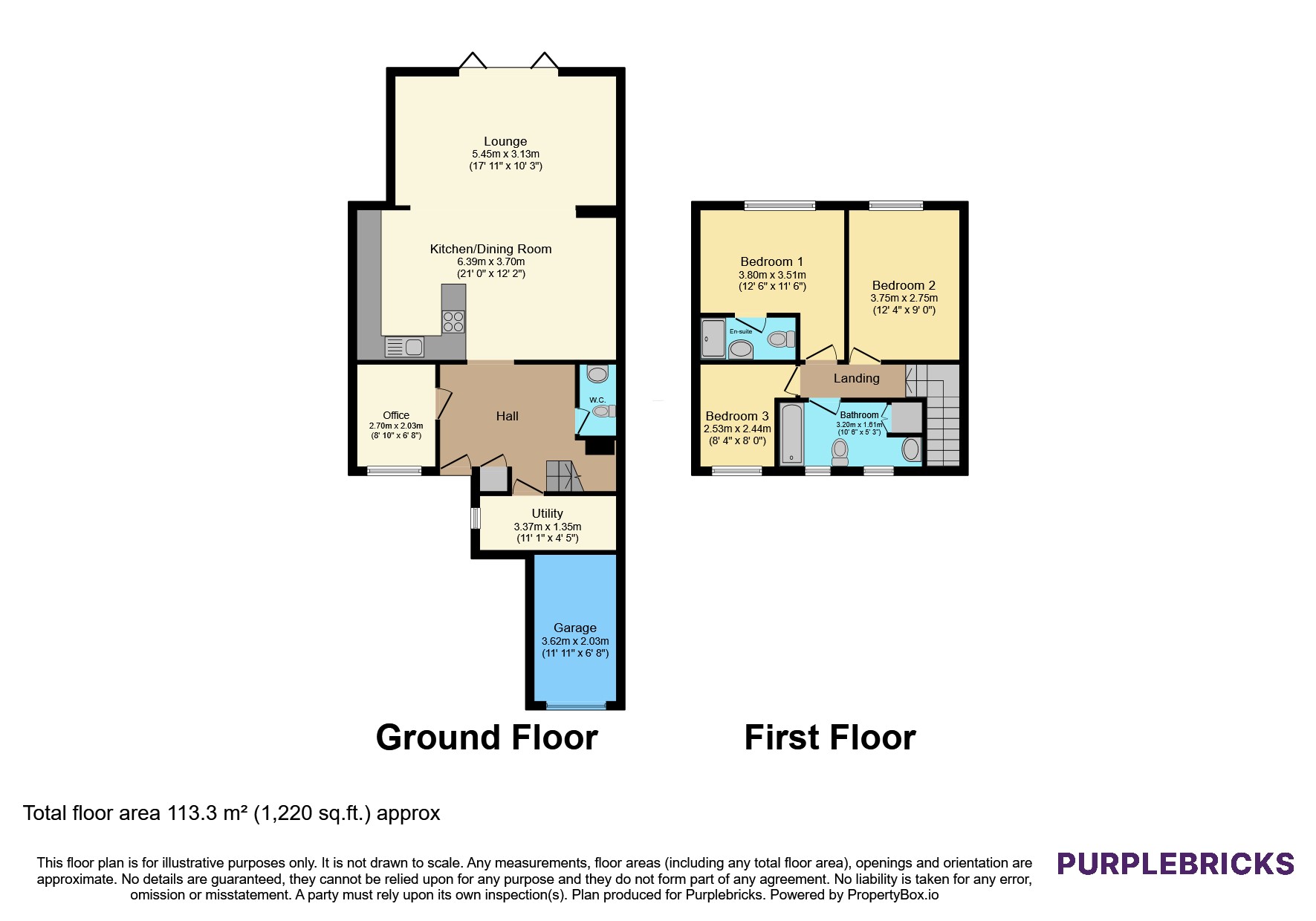 96, Cavell Road, Waltham Cross floorplan