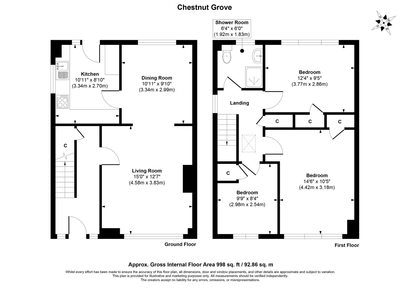 2, Chestnut Grove, Dunfermline floorplan