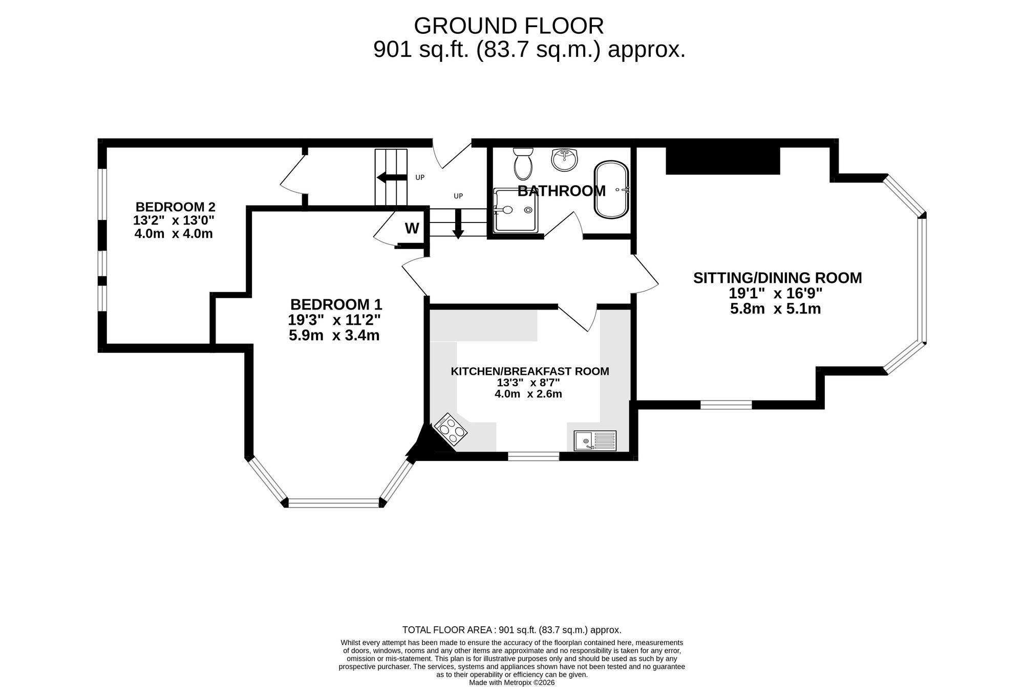 Apt 5, St. Marys House, Cromer floorplan