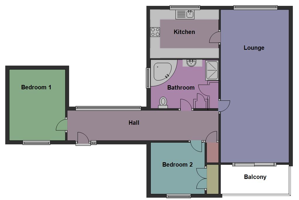 17 Mansfield Towers, Marine Parade East, Clacton on Sea floorplan