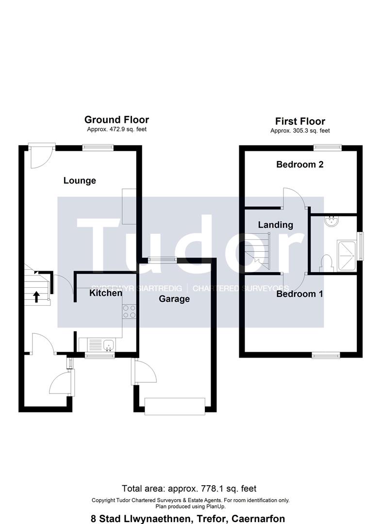 8, Stad Llwynaethnen, Trefor floorplan