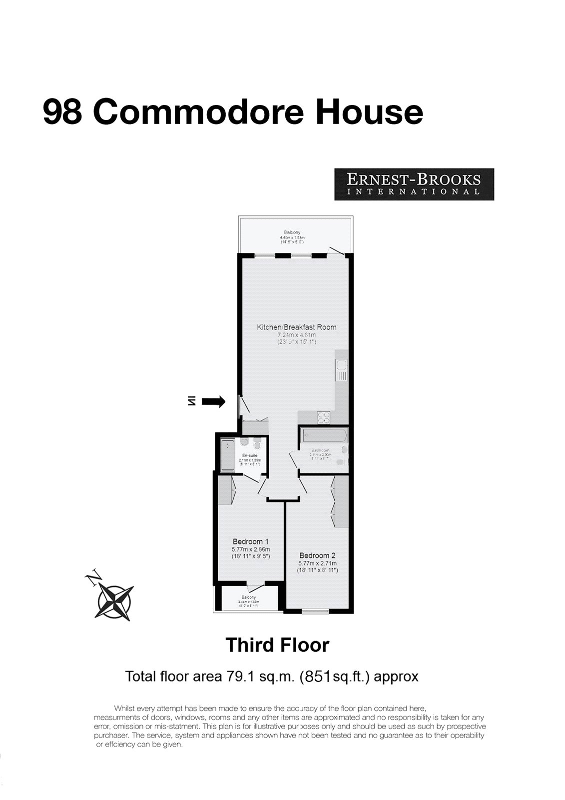 98(L2), Commodore House, Royal Wharf, London floorplan