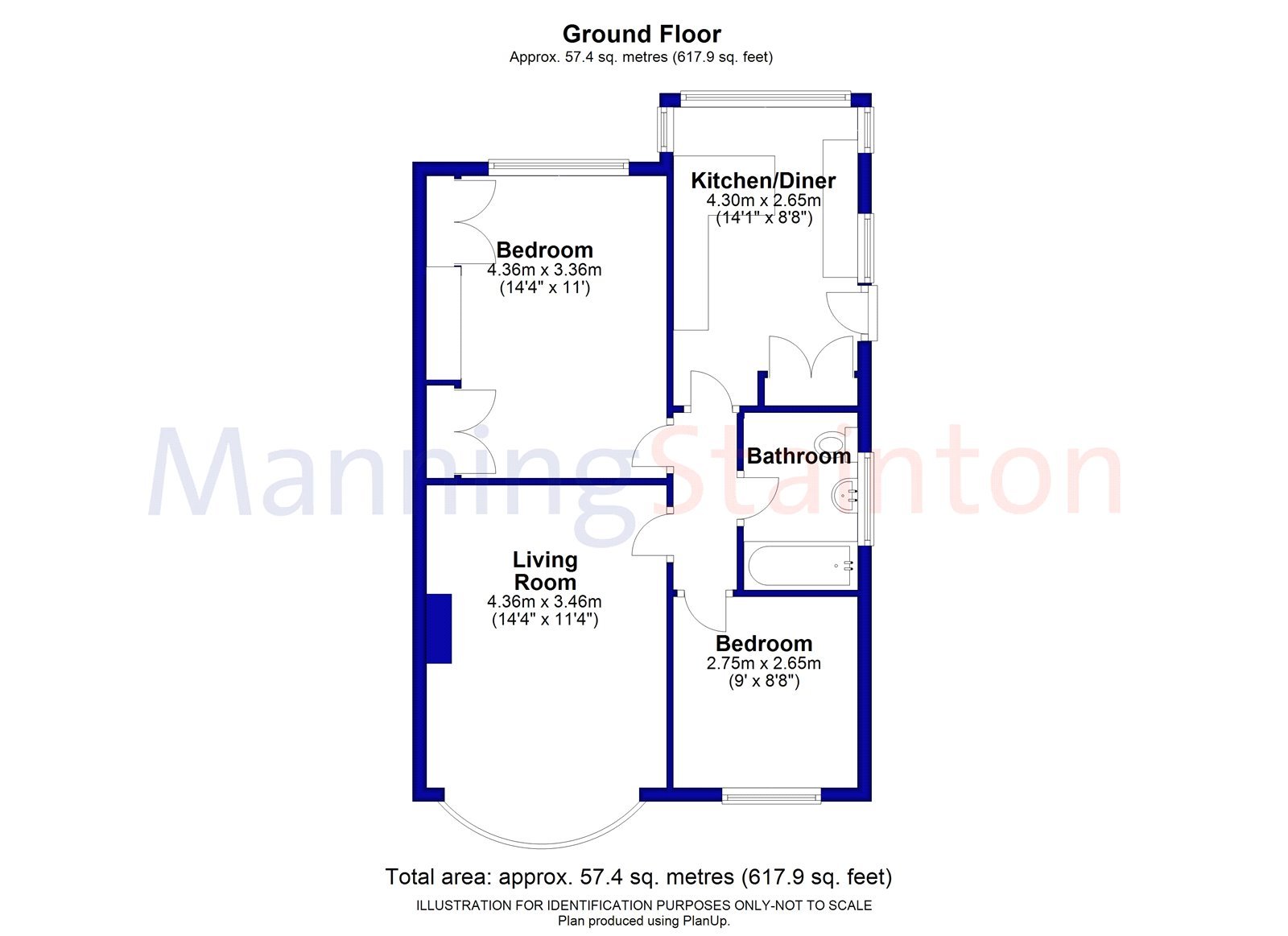 138, Kennerleigh Avenue, West Yorkshire floorplan