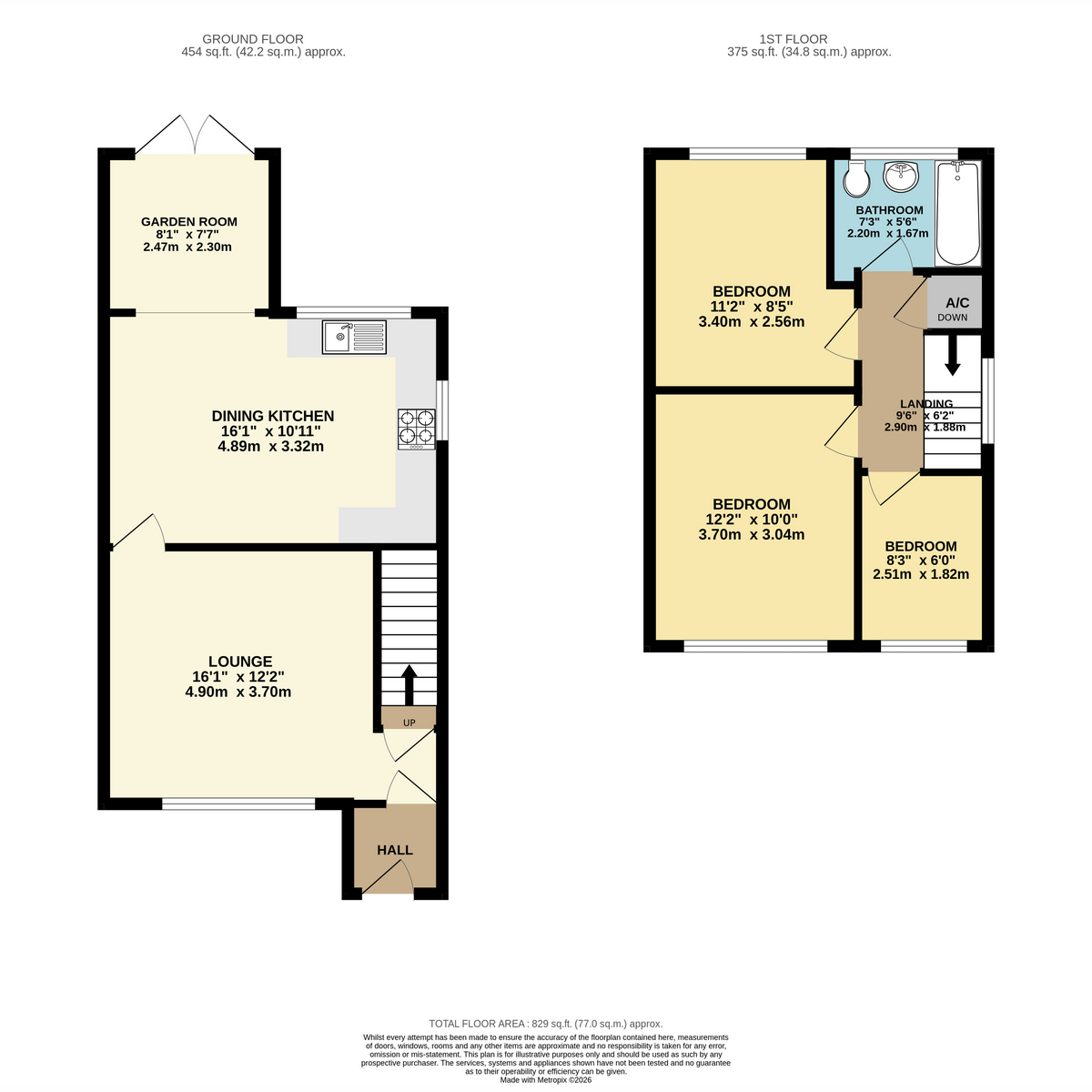 26, Holly Road, Barton-under-needwood floorplan