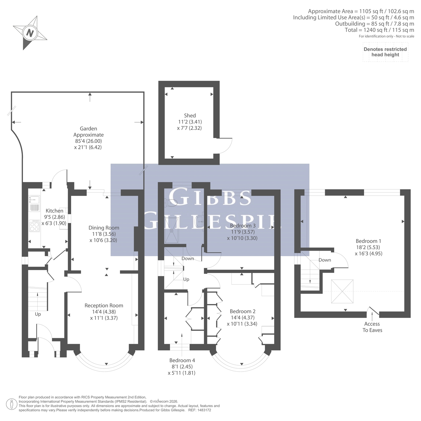 48, Tregenna Avenue, Middlesex floorplan