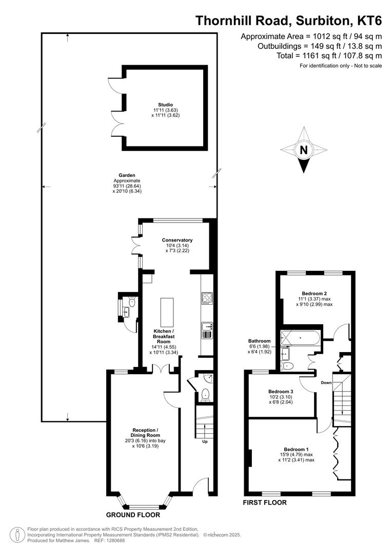 Thornhill Road, Surbiton floorplan