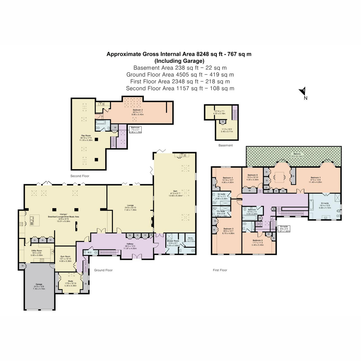 4, Camlet Way, Hadley Wood, Hertfordshire floorplan