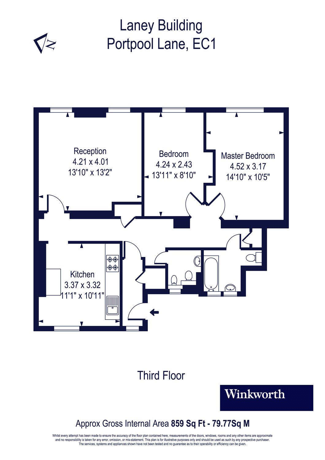2 Bedrooms Flat for sale in Laney Building, Bourne Estate, London EC1N