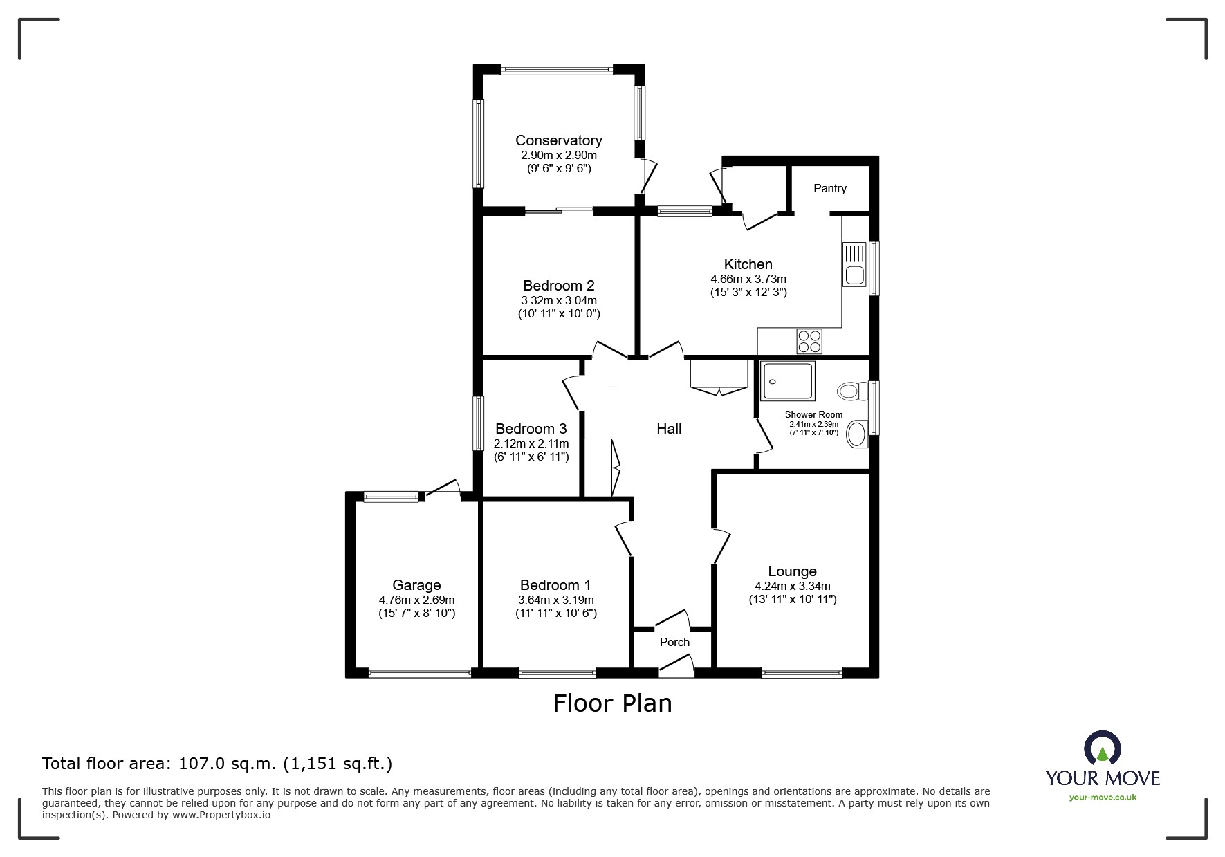 22, Astwick Road, Lincolnshire floorplan