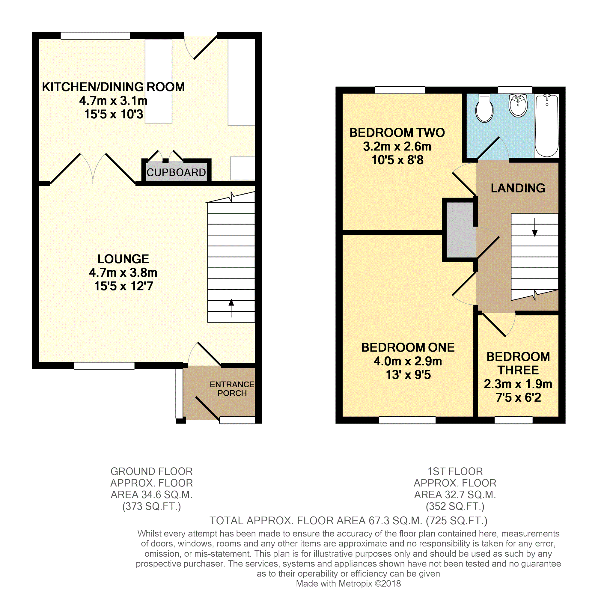 3 Bedrooms Terraced house for sale in Braybrooks Drive, Potton SG19