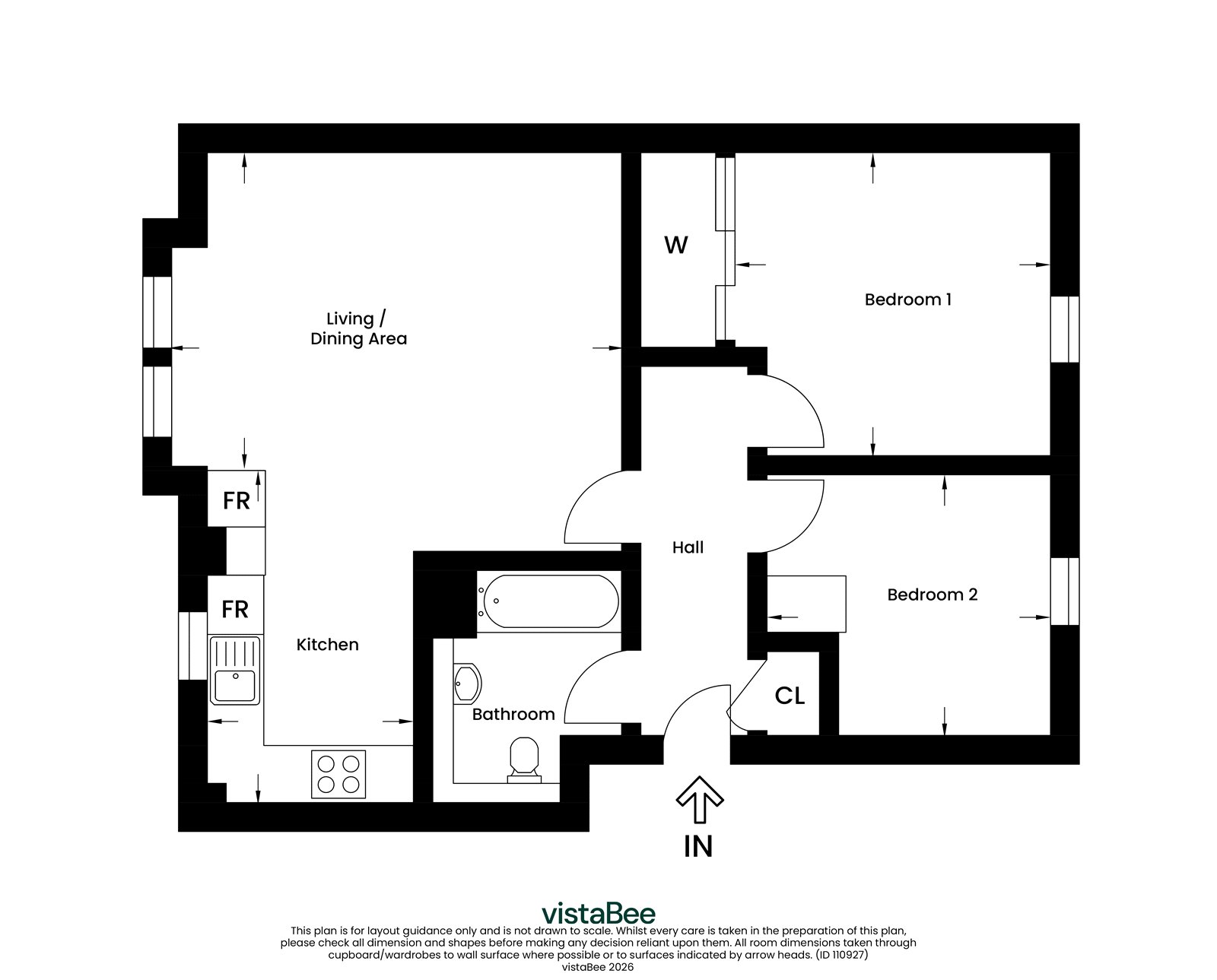 1/2, 779, Springfield Road, Glasgow floorplan