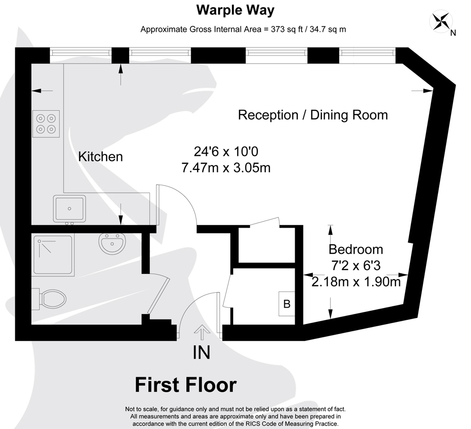 0 Bedrooms Studio to rent in Warple Way, Acton W3