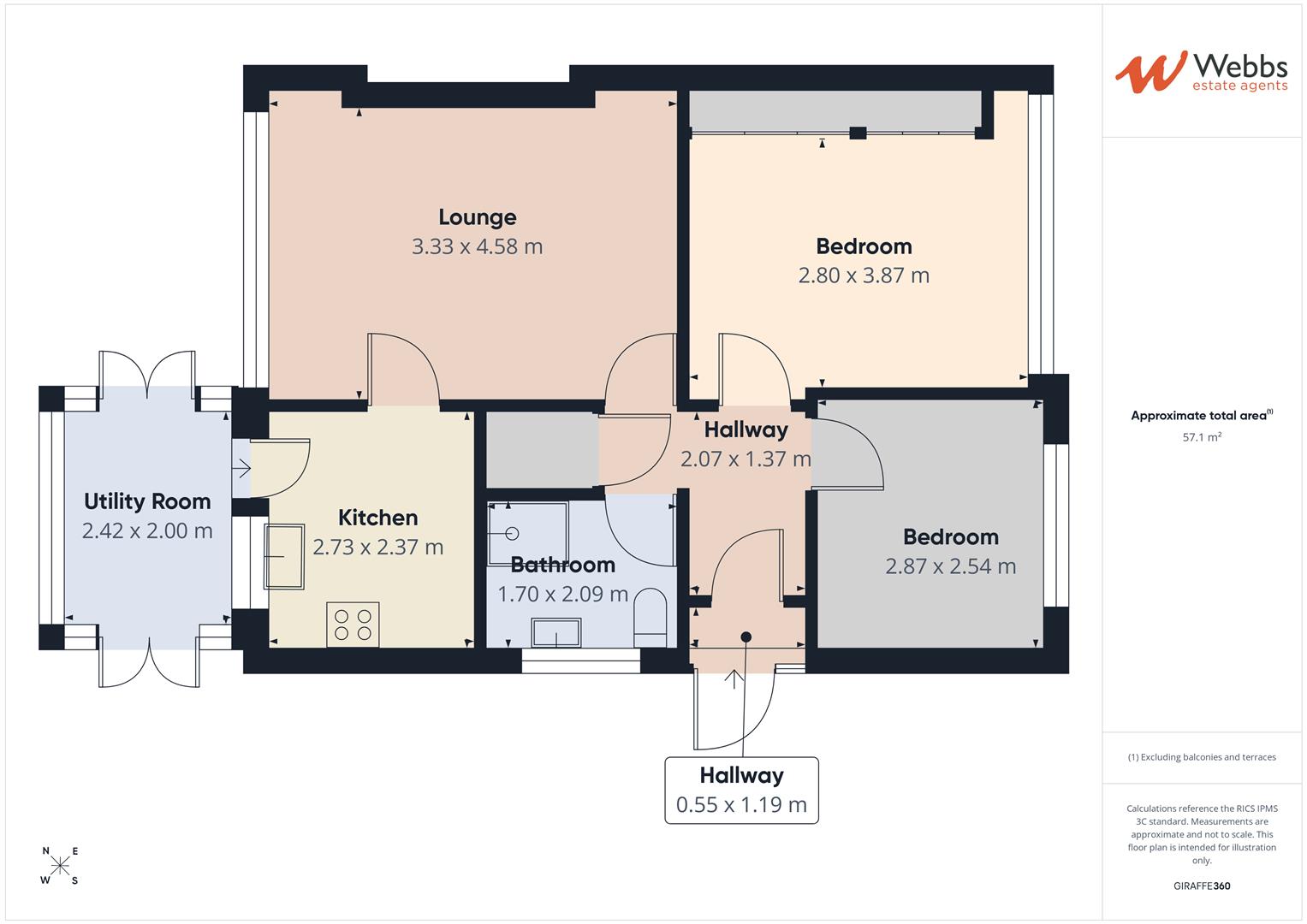 5, Oak Close, Stafford floorplan
