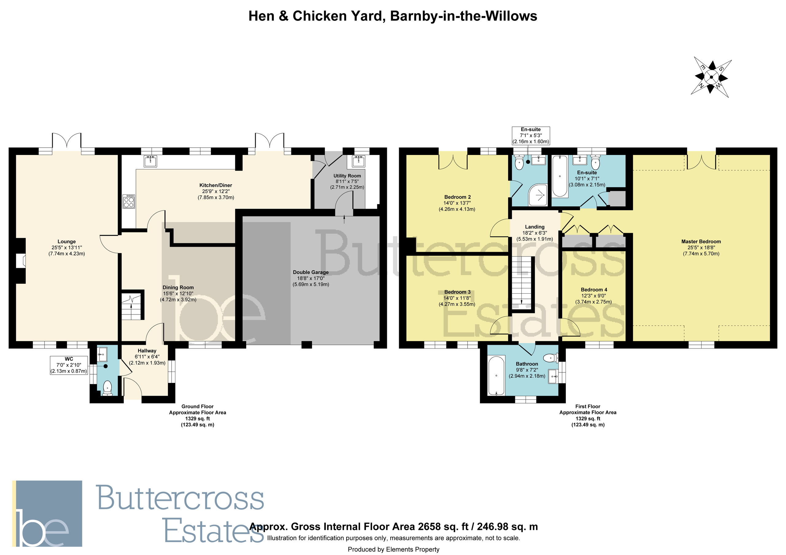 4 Hen & Chicken Yard, Newark floorplan